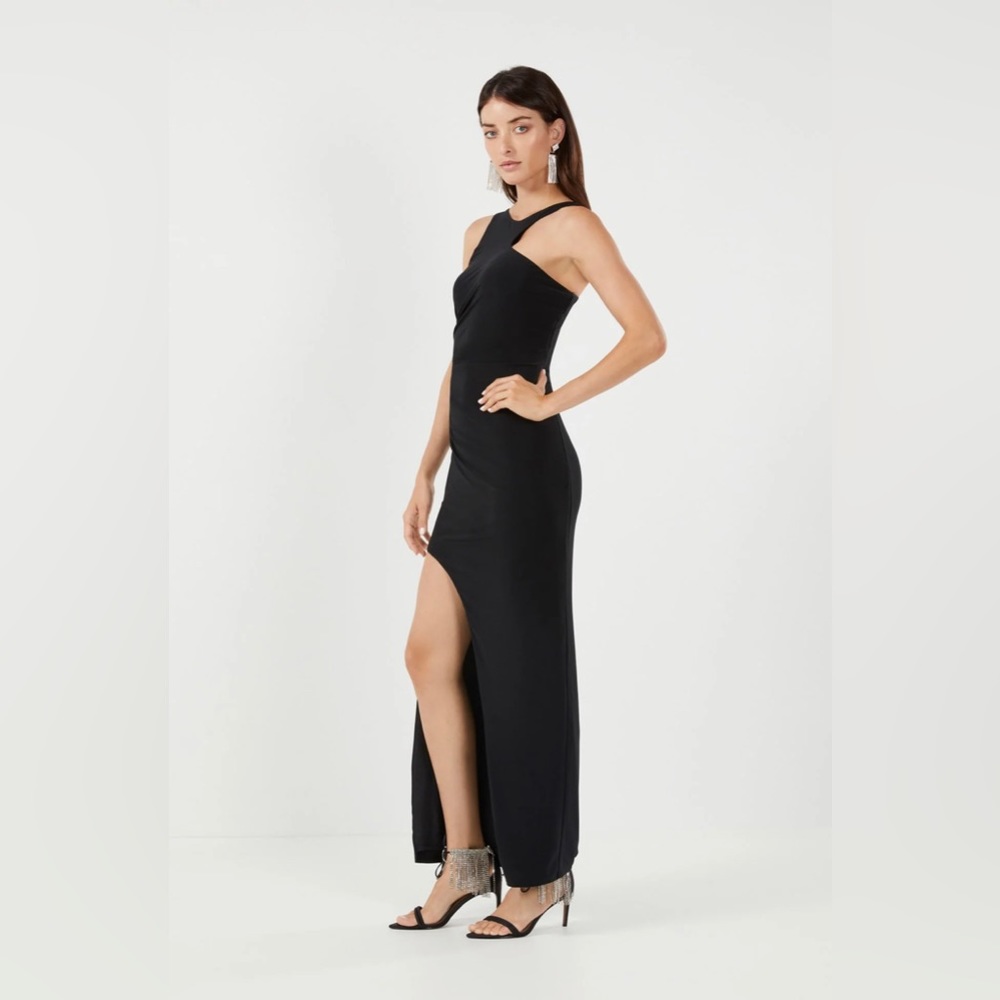 BCBG Calvin Geo Column Evening Dress size 4